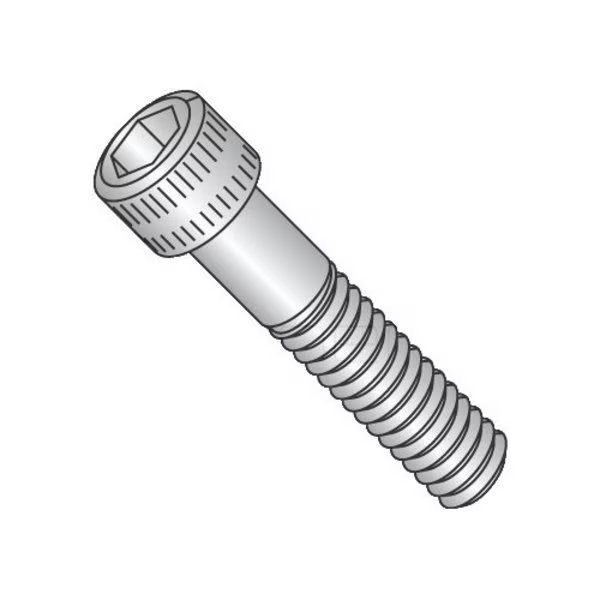 #4-40 Socket Head Cap Screw, Plain Stainless Steel, 3/8 in Length, 100 PK, Newport Fasteners, Mfr#: 440348